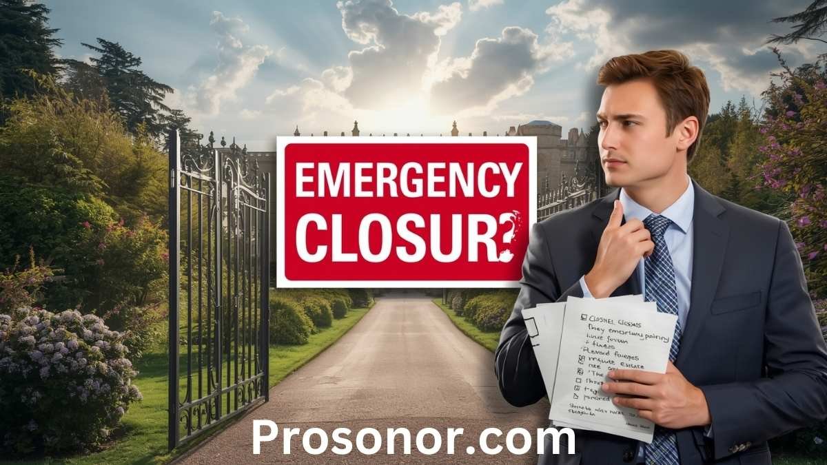 Sandringham Estate Emergency Closure