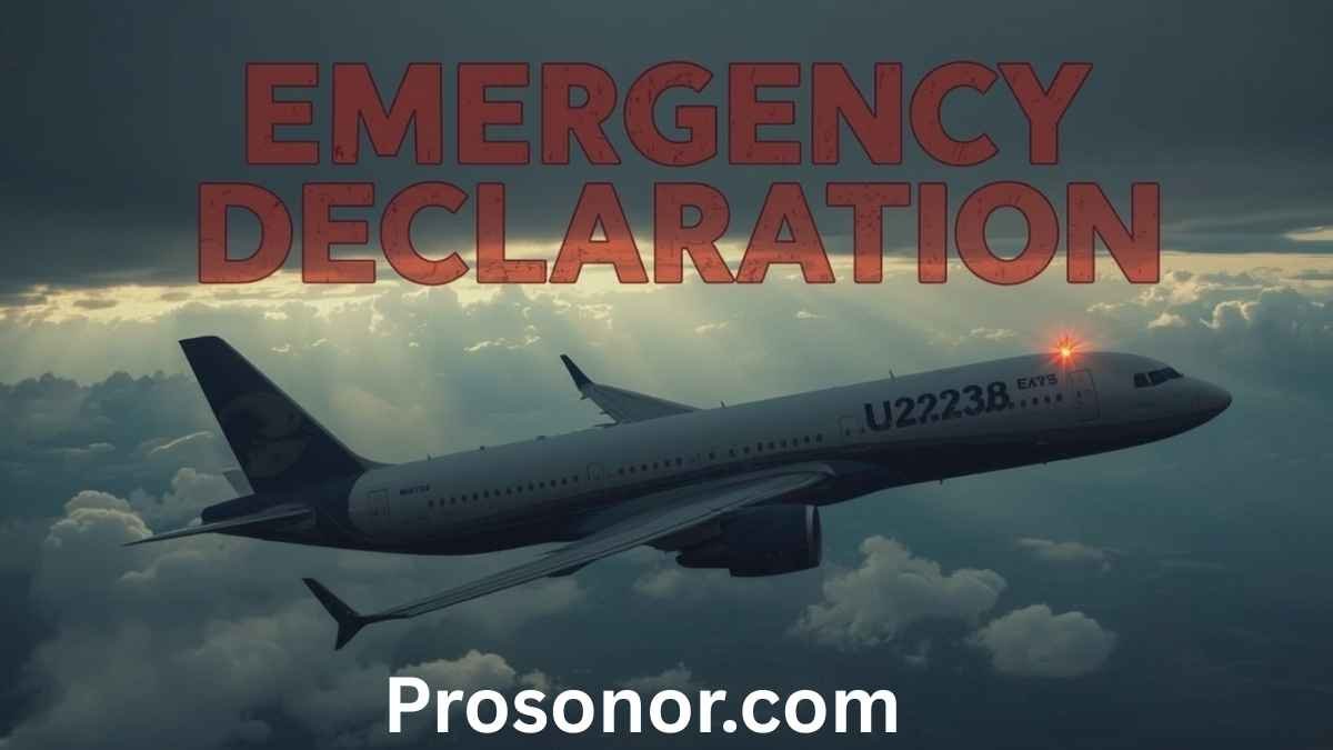 Flight U22238 Emergency Declaration