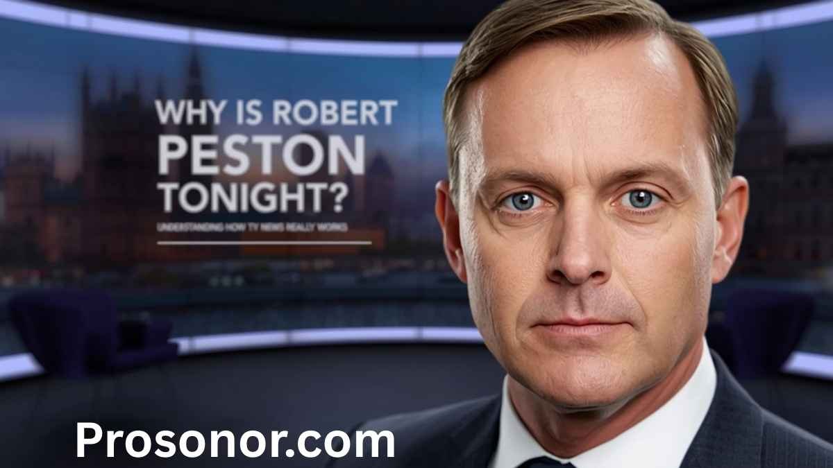 Why Is Robert Peston Not on TV Tonight