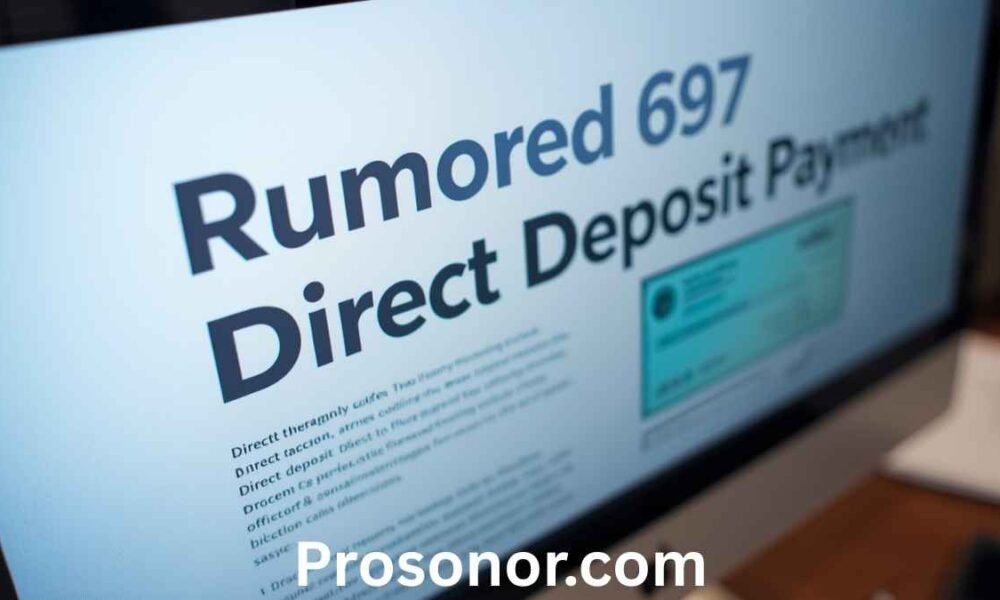 Rumored $697 Direct Deposit Payment