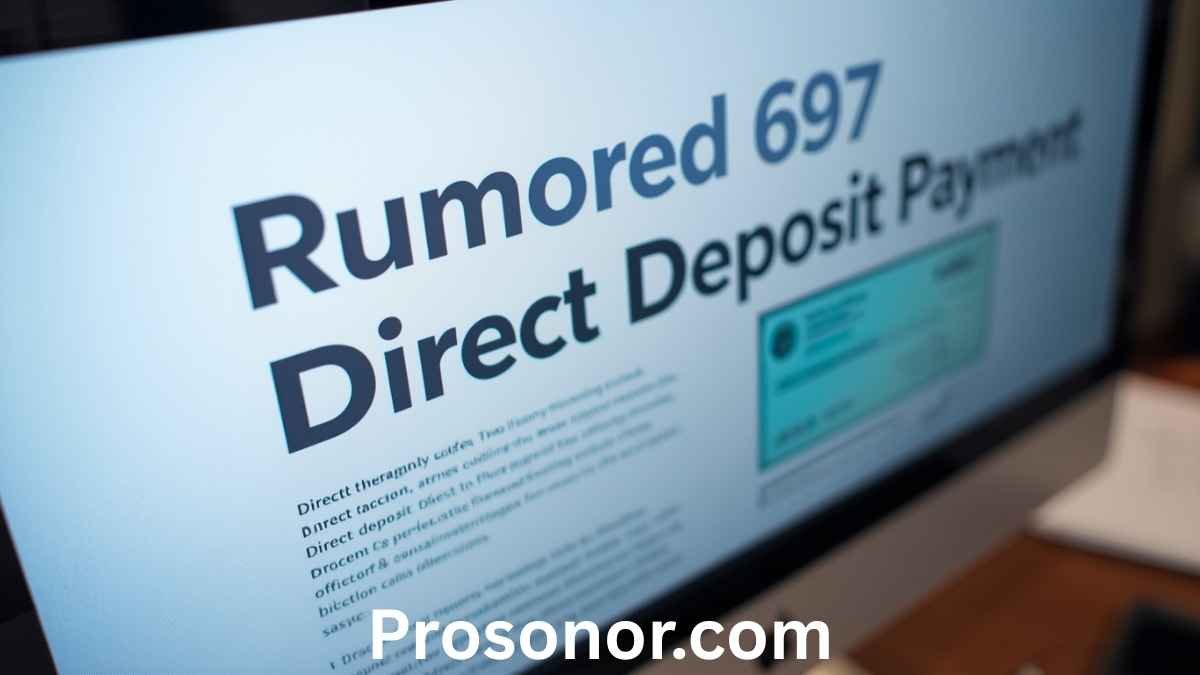 Rumored $697 Direct Deposit Payment