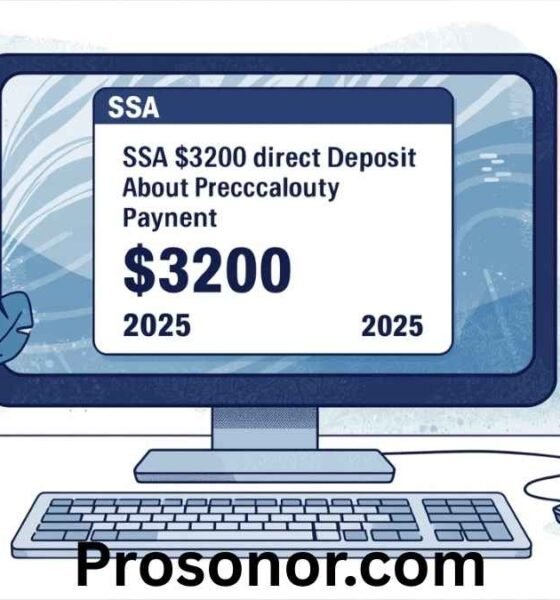 SSA $3200 Direct Deposit Payment 2025