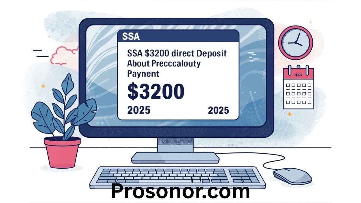 SSA $3200 Direct Deposit Payment 2025